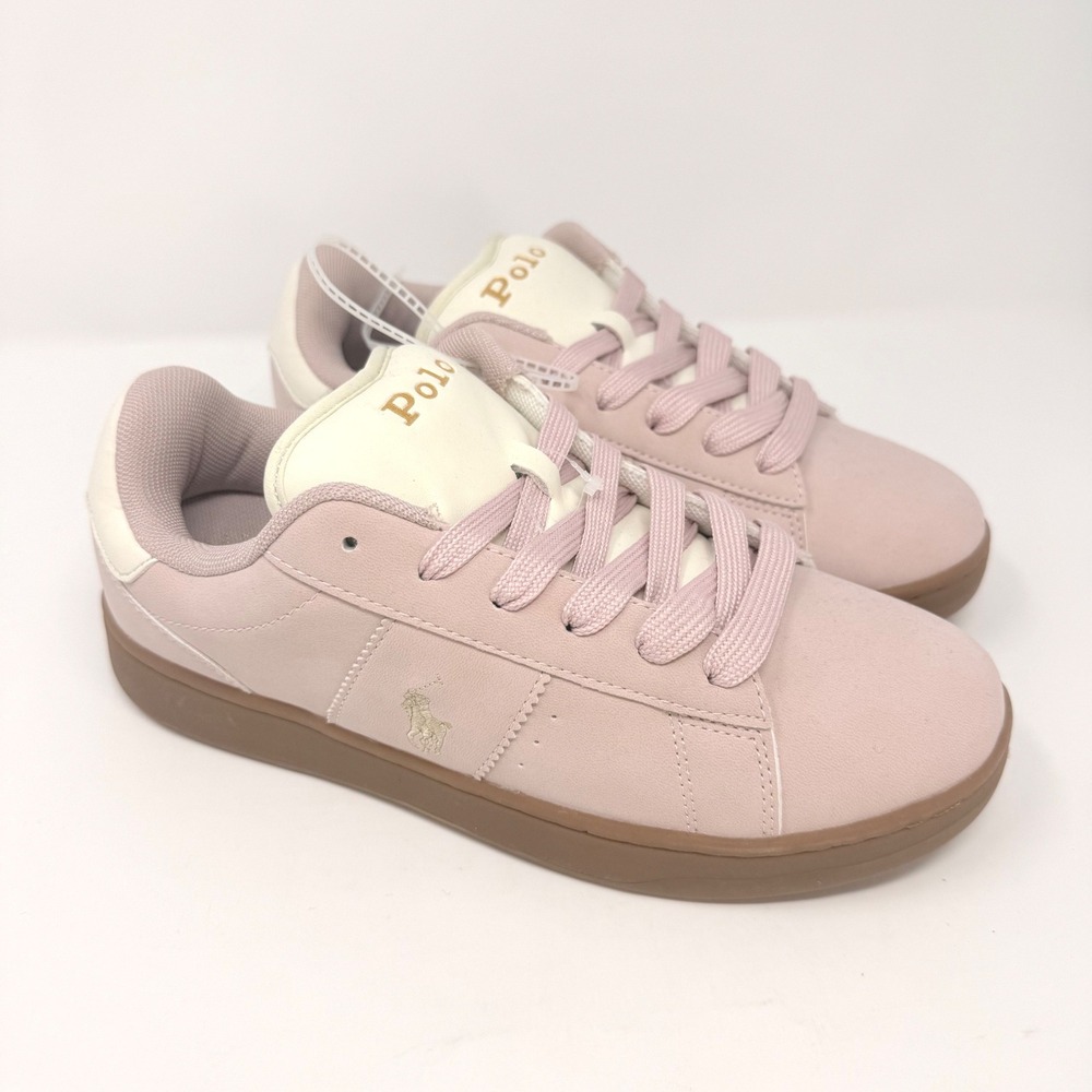 Polo Ralph Lauren Knollan Gum Sole Court Sneakers Womens 5.5 RL03351635I NEW